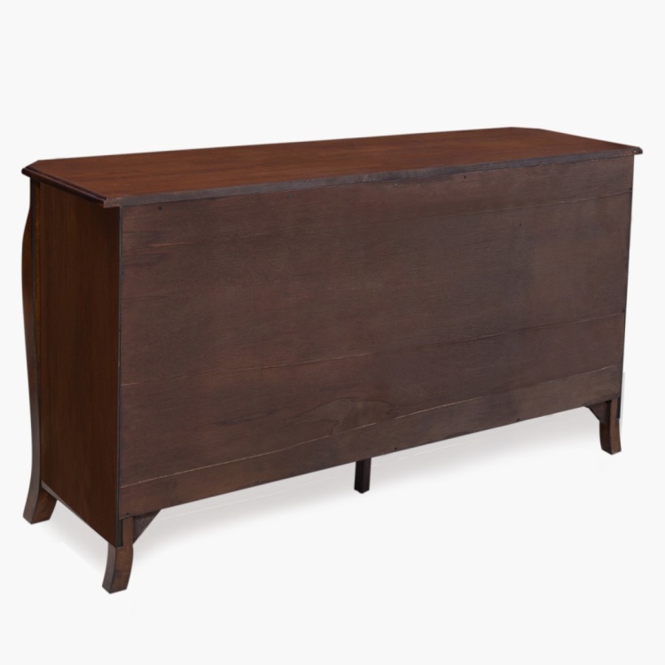 Mulex Rubber Wood Sideboard - Brown