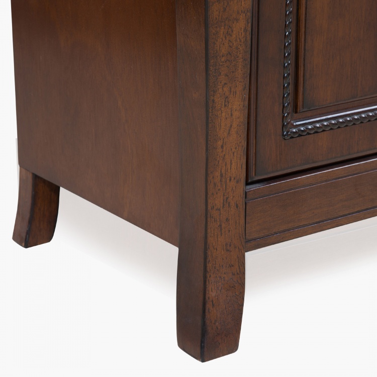 Mulex Rubber Wood Sideboard - Brown
