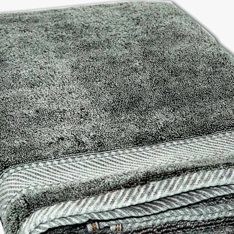 SPACES Youthopia Denim Solid Bath Towel