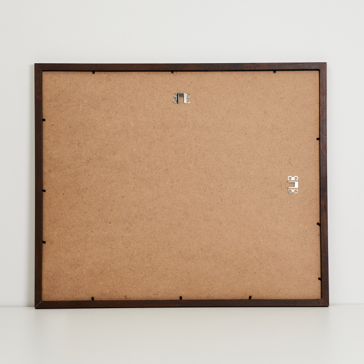 Photomontage MDF Collage Photo Frames : 59.5 cm L x 2.5 cm W x 49.5 cm H - Brown