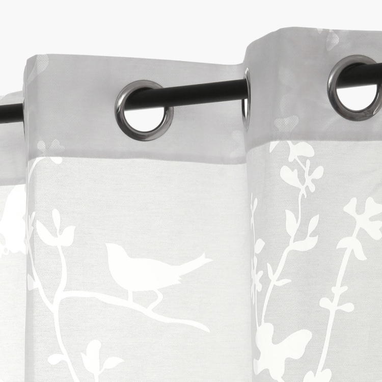 Aspen Sheer Window Curtain Set-2 Pcs