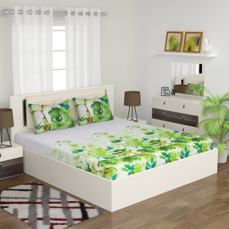 Emerald Meadow 3-Pc. Double Bedsheet - 240 x 274 cm