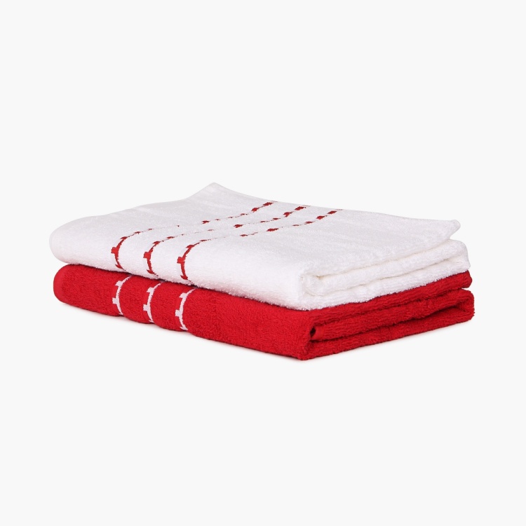 Mandarin Double Bed And Towel Set - 5 Pcs.