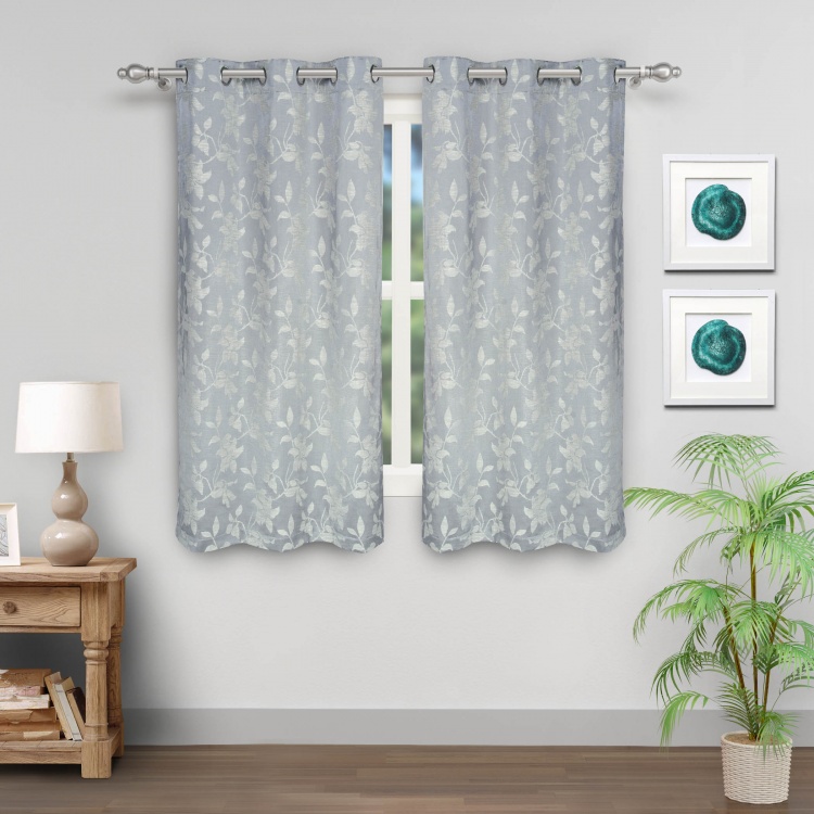 JADE Window Curtain Set- 2 Pcs.