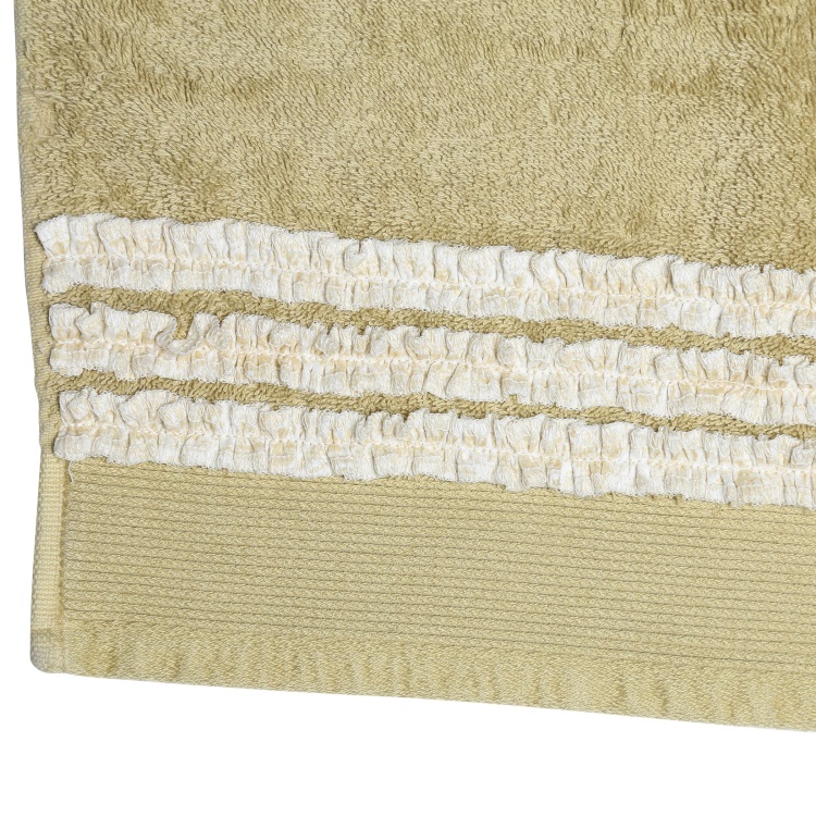 MASPAR Classica Patch Ruffy Bath Towel - 70 x 140 cm