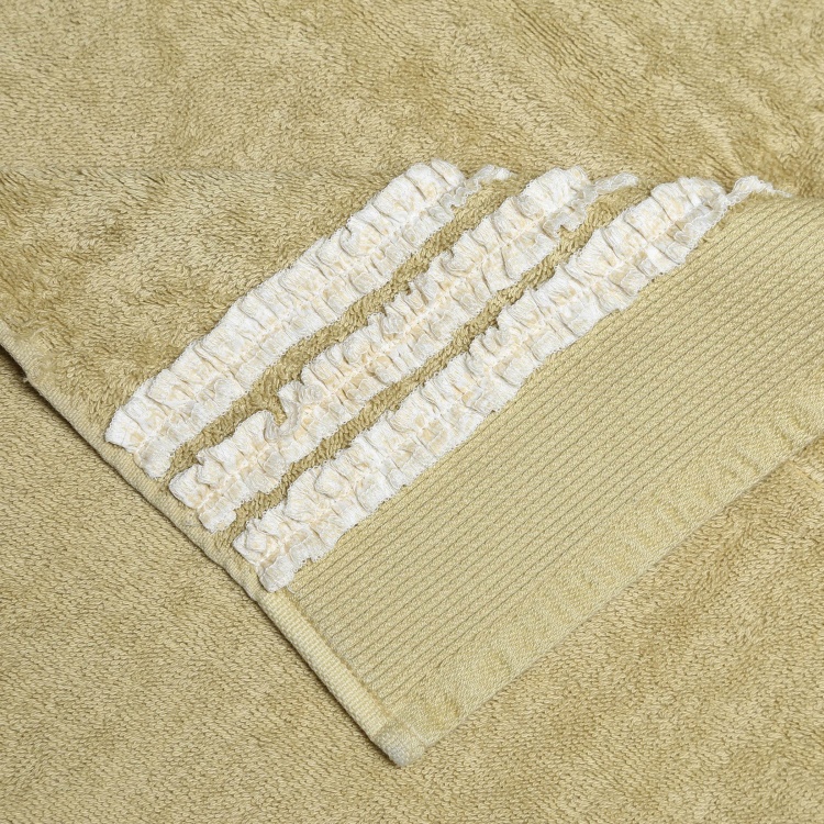 MASPAR Classica Patch Ruffy Bath Towel - 70 x 140 cm
