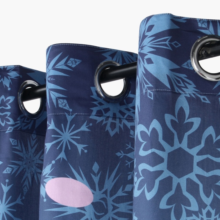 Frozen Printed Cotton Single Door Curtain