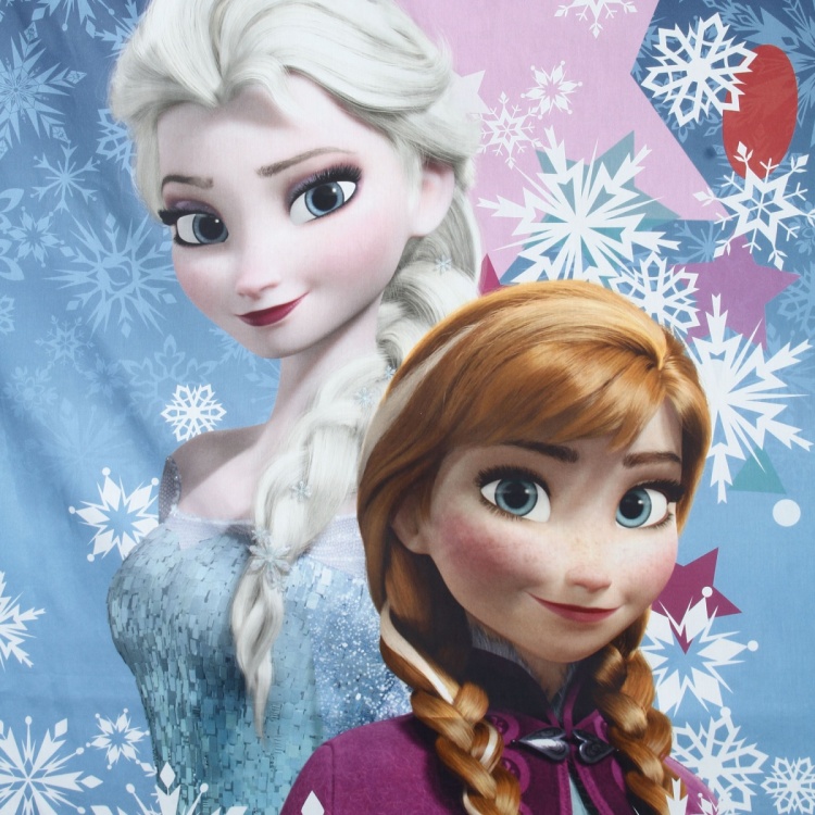 Frozen Printed Cotton Single Door Curtain