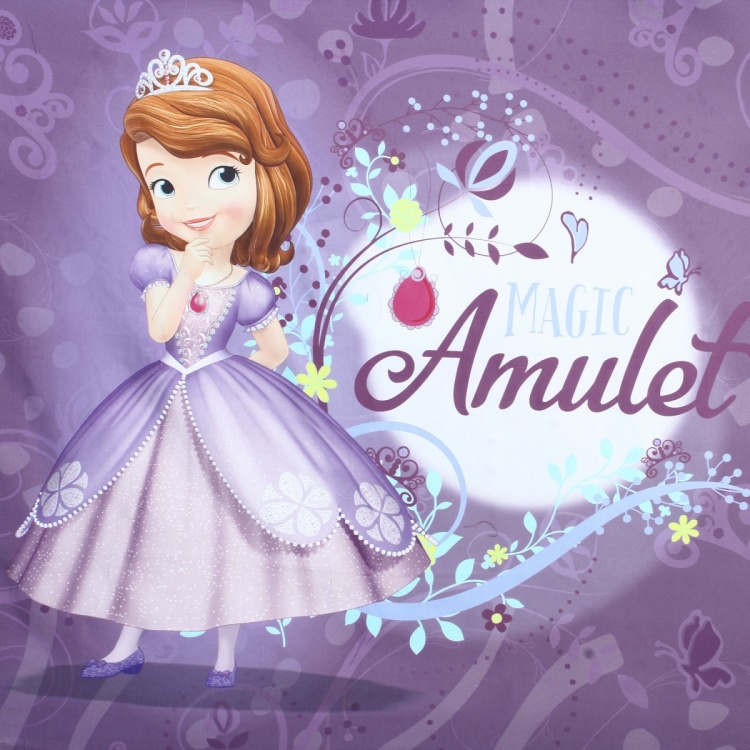 Sofia the First Printed Cotton Single Window Curtain