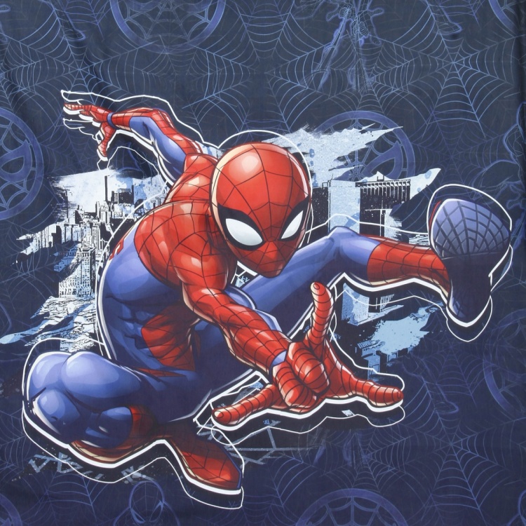 Spiderman Printed Cotton Single Window Curtain