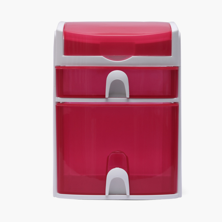 Regan Solid Two Tier Mini Drawer Cabinet