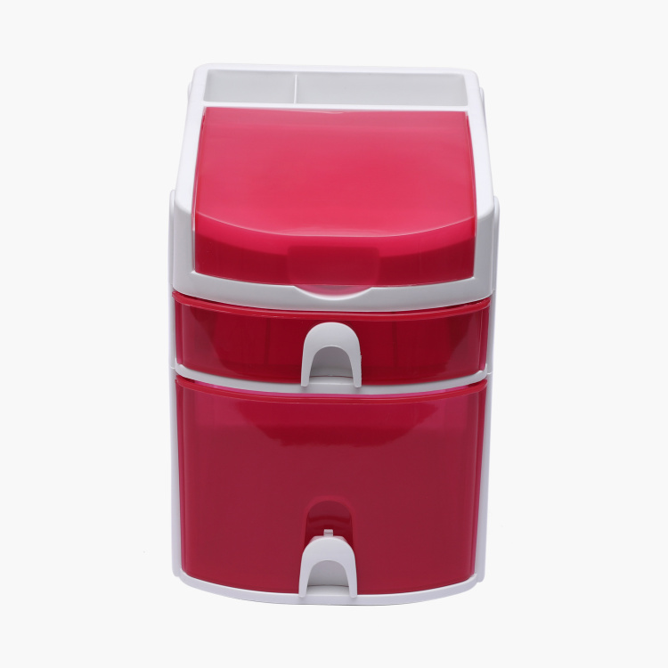 Regan Solid Two Tier Mini Drawer Cabinet