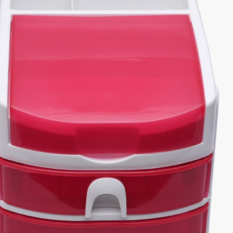 Regan Solid Two Tier Mini Drawer Cabinet