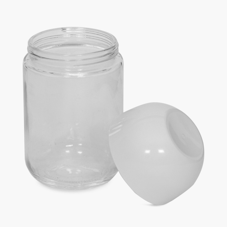 Siattle-Regal Glass Storage Jars- Set of 6