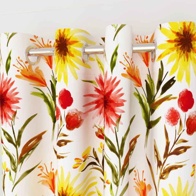 MATRIX Printed Door Curtains- Set Of 2 Pcs.
