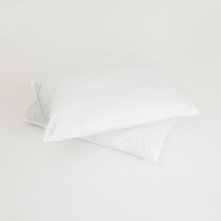 HARMONY Solid Square Pillows - Set of 2 - 45 x 70 cm