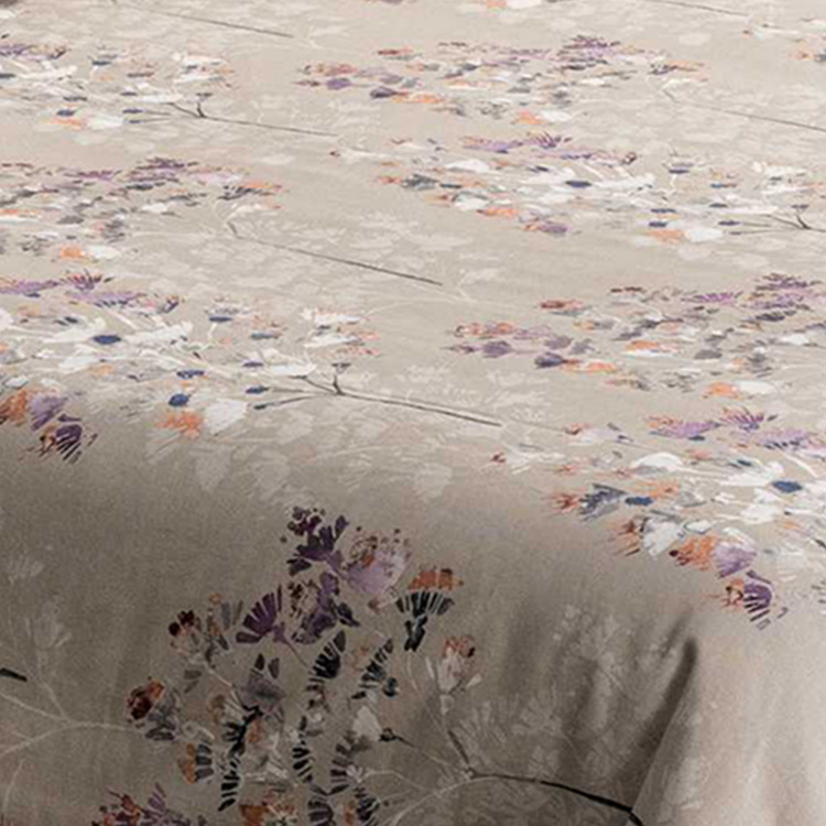 D'DECOR Evita Printed 3-Pc. King Size Bed Cover Set - 274 x 274 cm