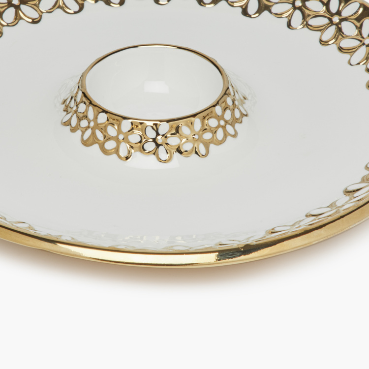 Jodhpur- Andrina Floral Round Chips Plate