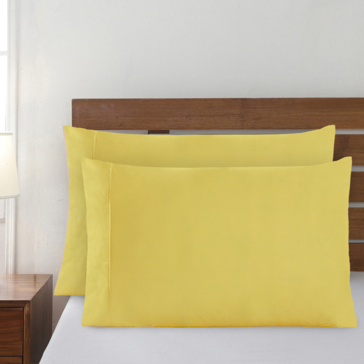 MASPAR Solid Pillow Covers - Set of 2 - 50 x 75 cm