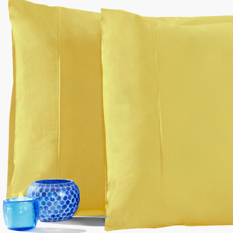 MASPAR Solid Pillow Covers - Set of 2 - 50 x 75 cm