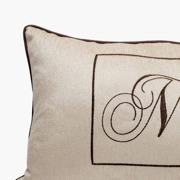 MASPAR Embroidered Rectangular Cushion Cover - 30 x 45 cm