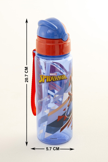 Marvel Spiderman Sipper Bottle with Straw - 550ml