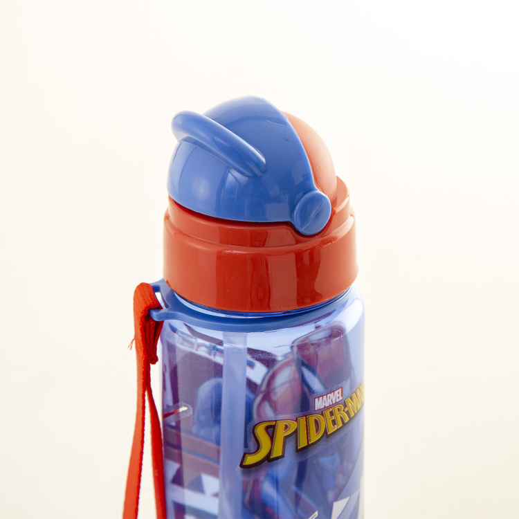 Marvel Spiderman Sipper Bottle with Straw - 550ml