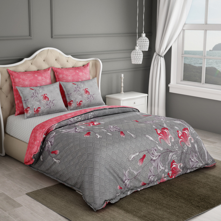 SPACES Occasions Etsu Printed 6-Pc. Double Bedding Set - 2.74 x 2.74 m