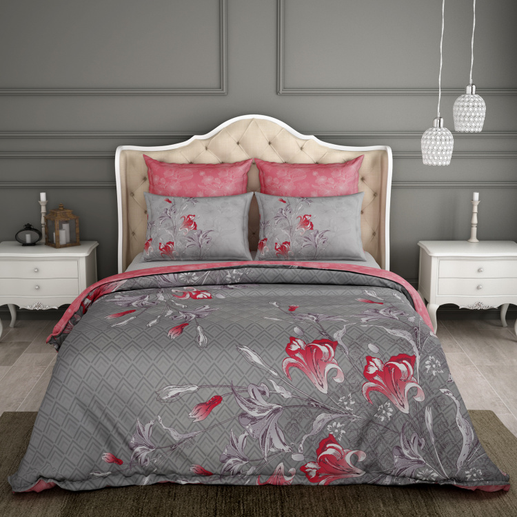 SPACES Occasions Etsu Printed 6-Pc. Double Bedding Set - 2.74 x 2.74 m