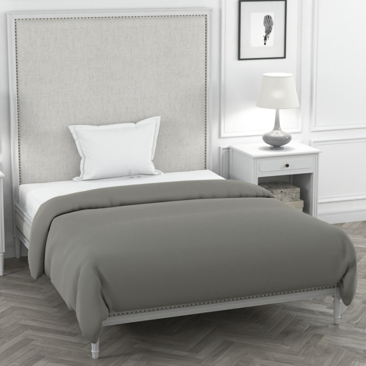 PORTICO Supercale Solid Single Bed Duvet Cover - 1.52 x 2.24 m