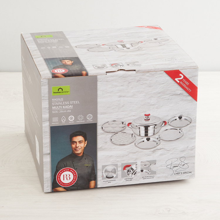 Bentle Stainless Steel Kadhai - 36cm