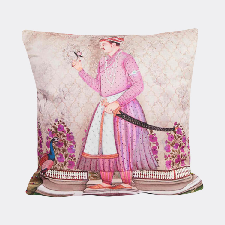 Aurora Printed Square Cushion Covers - Set of 2 Pcs - 40 x 40 cm