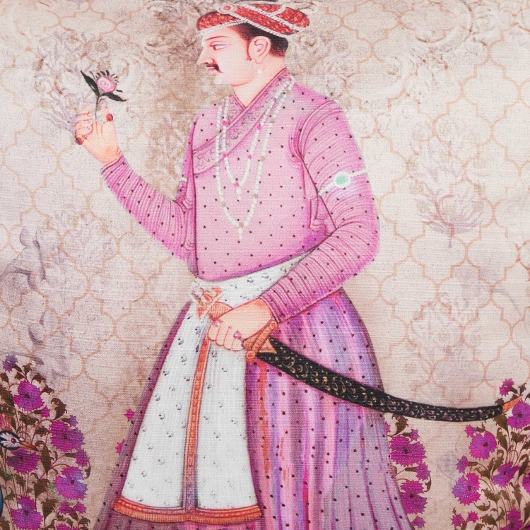 Aurora Printed Square Cushion Covers - Set of 2 Pcs - 40 x 40 cm