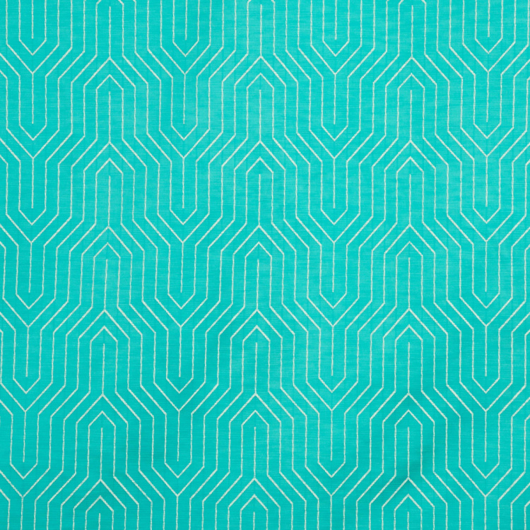 Floss Terrain Contemporary Semi-Blackout Door Curtain-Set Of 2 Pcs.