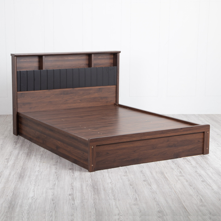 Lewis Queen Size Bed With Hydraulic Box Storage- 166 x 211 cm