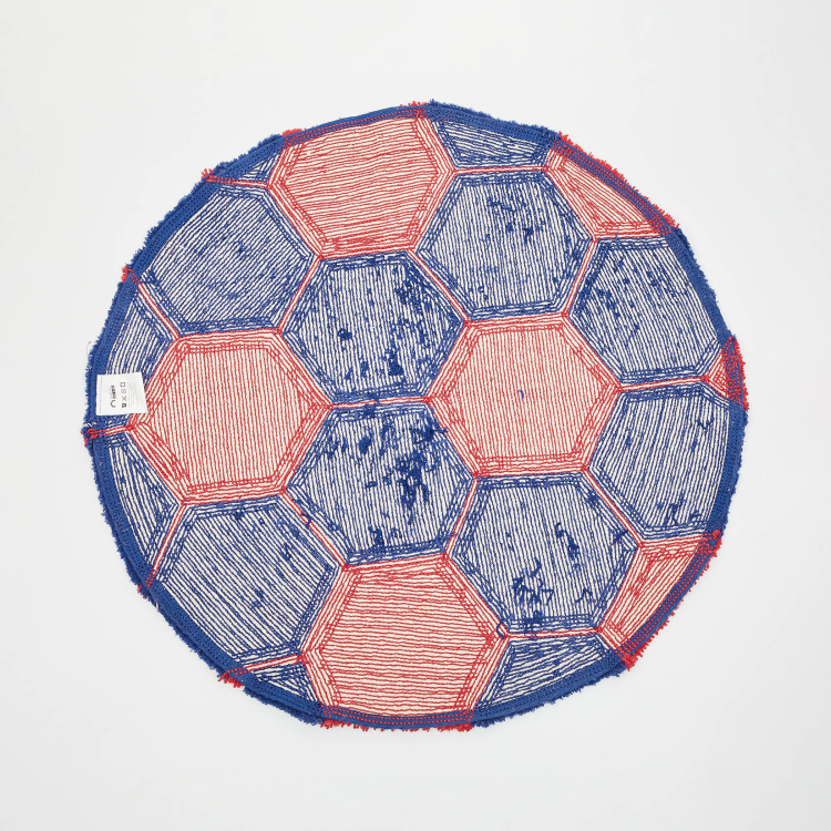 Adventures of U-Tron Football Shaped Rug - 80 x 80 cm