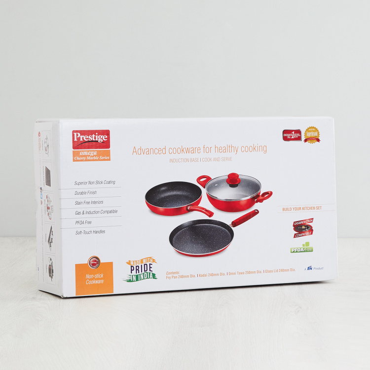 PRESTIGE Cherry Marble 4-Pc. Cookware Set