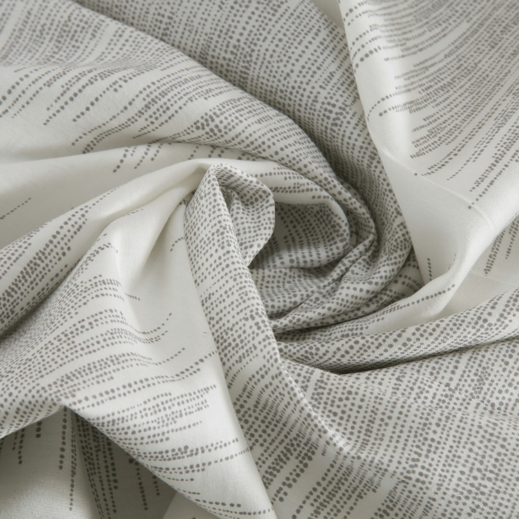 MASPAR Nomadic Greys Printed 2-Piece Single Bedsheet Set- 152 x 224 cm