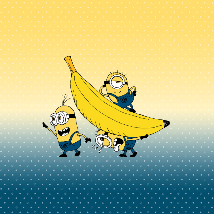 SPACES Minions 3-Piece Digital Print Double Bedsheet Set- 228 x 274 cm