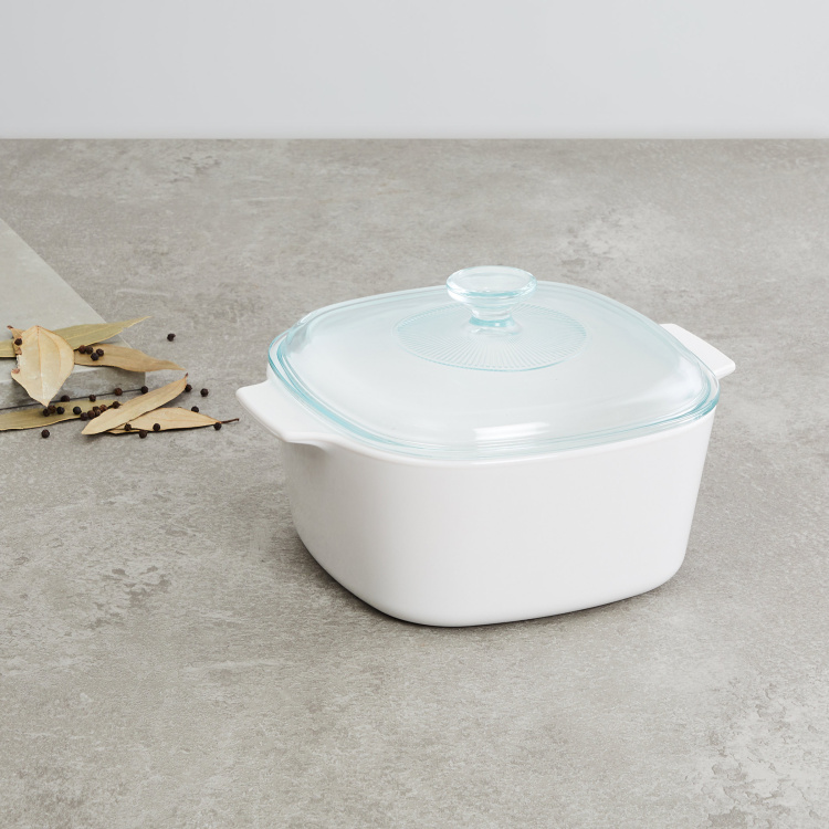 Corelle White Asia Cov Casserole - 1Litre