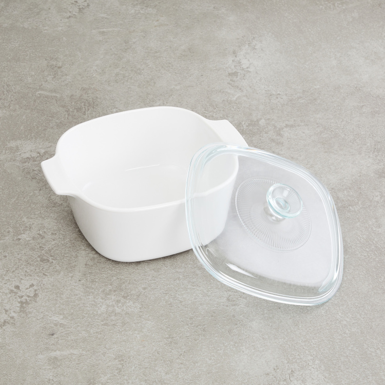 Corelle White Asia Cov Casserole - 1Litre