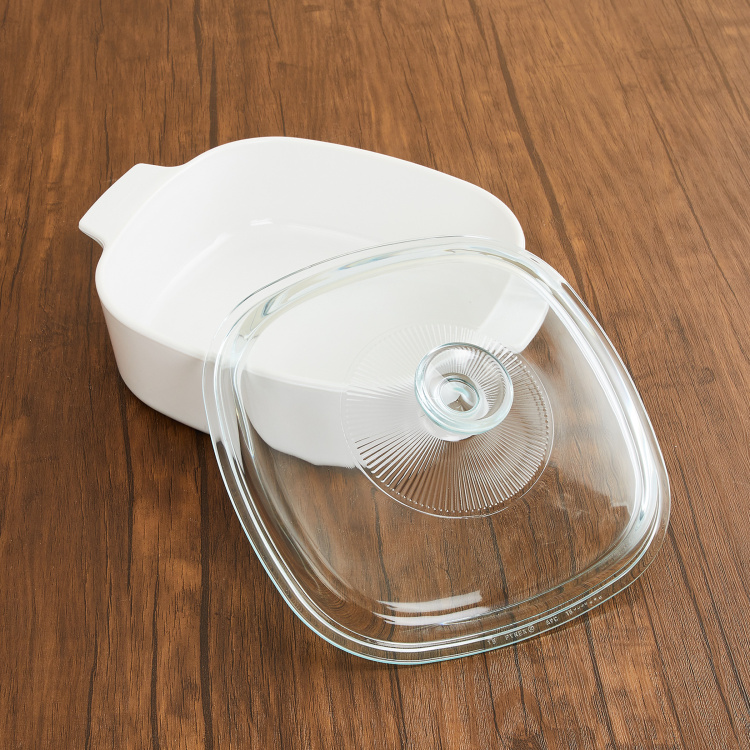 Corelle White Asia Cov Casserole - 2Litre