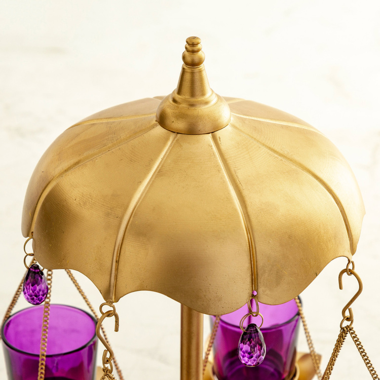 Galen Lotus Merry-Go-Round Votive Holder