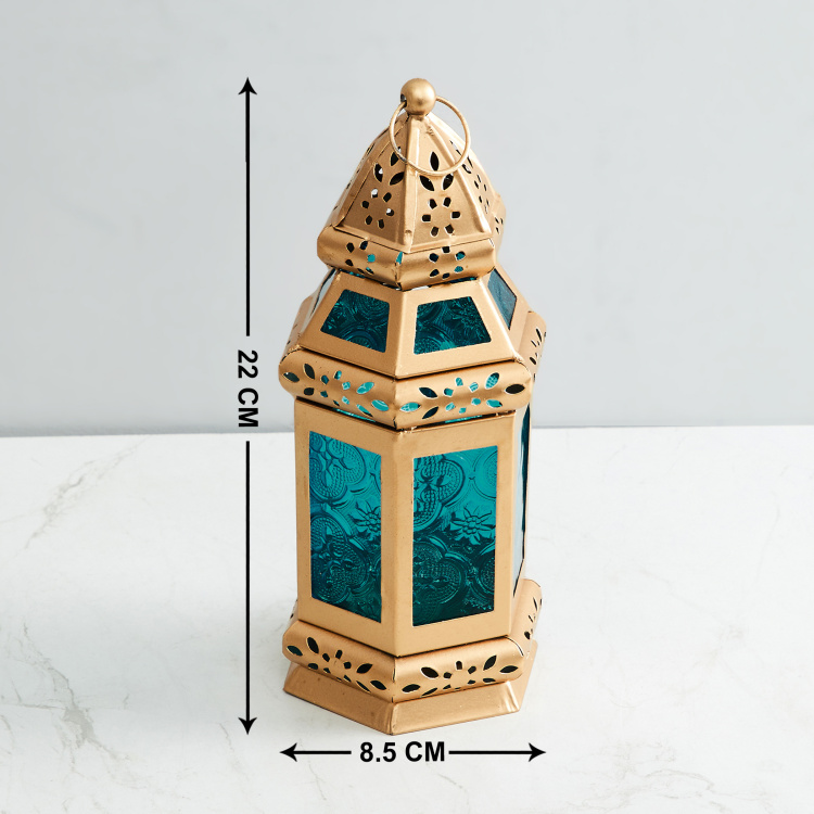 Rigel Set of 2 Textured Morrocan Lantern