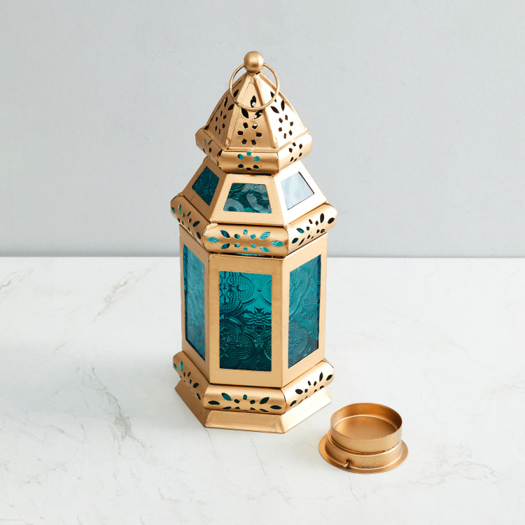 Rigel Set of 2 Textured Morrocan Lantern