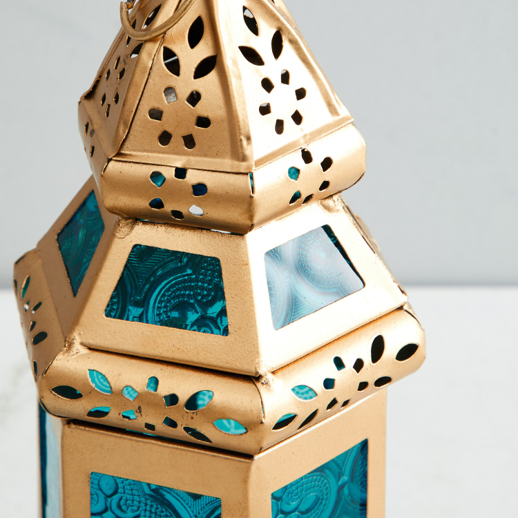 Rigel Set of 2 Textured Morrocan Lantern