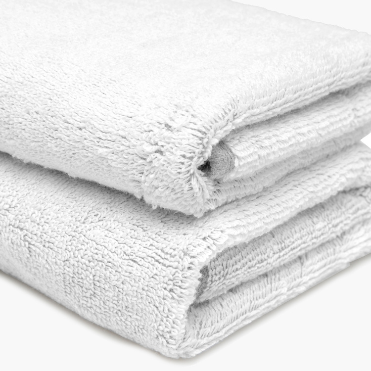 SPACES Bamboo Charcoal Textured Hand Towel - Set of 2 - 40 x 60 cm