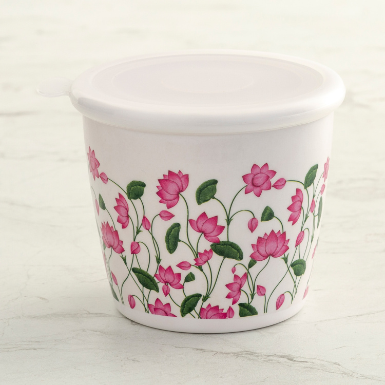Sutra-Floret Floral Print 3-Piece Canister Set