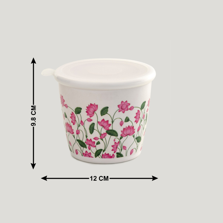 Sutra-Floret Floral Print 3-Piece Canister Set