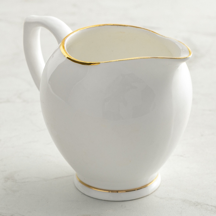 Jodhpur Goblin 15-Pc. Golden Border Tea Set